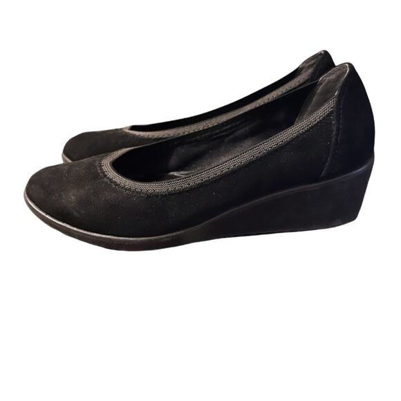 Marco Tozzi Suede Wedge Flats - Picture 3 of 6